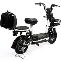 Электроскутер NOVA EC02 (графит, с кофром, без цепи) - Превью изображения №7 — Интернет-магазин Time-Shop