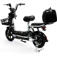 Электроскутер NOVA EC02 (графит, с кофром, без цепи) - Превью изображения №12 — Интернет-магазин Time-Shop