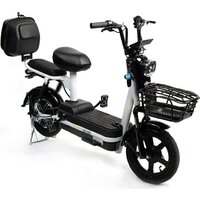 Электроскутер NOVA EC02 (графит, с кофром, без цепи) - Превью изображения №6 — Интернет-магазин Time-Shop