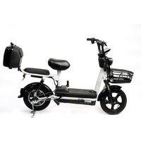 Электроскутер NOVA EC02 (графит, с кофром, без цепи) - Превью изображения №3 — Интернет-магазин Time-Shop