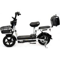 Электроскутер NOVA EC02 (графит, с кофром, без цепи) - Превью изображения №2 — Интернет-магазин Time-Shop