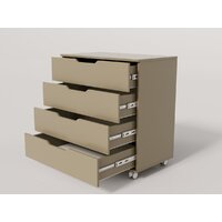 Детский комод Incanto Юг с органайзером 800/4 PK-0077/6/kЛ (кашемир) - Превью изображения №5 — Интернет-магазин Time-Shop