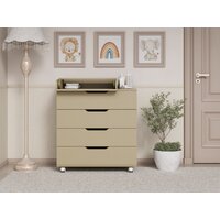 Детский комод Incanto Юг с органайзером 800/4 PK-0077/6/kЛ (кашемир) - Превью изображения №9 — Интернет-магазин Time-Shop