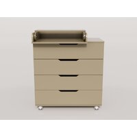 Детский комод Incanto Юг с органайзером 800/4 PK-0077/6/kЛ (кашемир) - Превью изображения №3 — Интернет-магазин Time-Shop