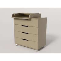 Детский комод Incanto Юг с органайзером 800/4 PK-0077/6/kЛ (кашемир) - Превью изображения №4 — Интернет-магазин Time-Shop