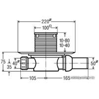 Трап/канал Viega Advantix 583217 - Превью изображения №2 — Интернет-магазин Time-Shop