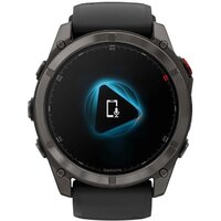 Умные часы Garmin Fenix 8 Pro 51 мм (серый, черный силиконовый ремешок) - Превью изображения №7 — Интернет-магазин Time-Shop