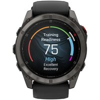 Умные часы Garmin Fenix 8 Pro 51 мм (серый, черный силиконовый ремешок) - Превью изображения №8 — Интернет-магазин Time-Shop