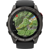 Умные часы Garmin Fenix 8 Pro 51 мм (серый, черный силиконовый ремешок) - Превью изображения №6 — Интернет-магазин Time-Shop
