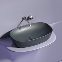 Умывальник Ceramica Nova Element CN6049MDH (темный антрацит матовый) - Превью изображения №7 — Интернет-магазин Time-Shop