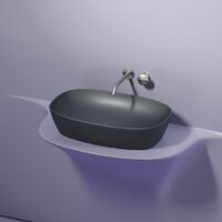 Умывальник Ceramica Nova Element CN6049MDH (темный антрацит матовый) - Превью изображения №8 — Интернет-магазин Time-Shop