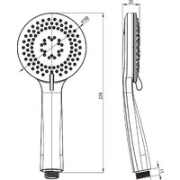 Душевая система  Deante Box Gold BXYZGEBT - Превью изображения №6 — Интернет-магазин Time-Shop