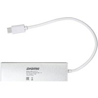 USB-хаб Digma HUB-4U3.0-UC-S - Превью изображения №4 — Интернет-магазин Time-Shop