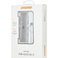 USB-хаб Digma HUB-4U3.0-UC-S - Превью изображения №6 — Интернет-магазин Time-Shop