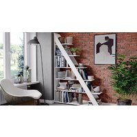 Стеллаж Трия Тип 14 (белый) - Превью изображения №2 — Интернет-магазин Time-Shop