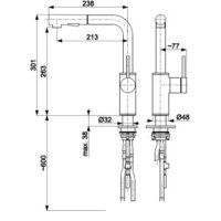 Смеситель Armatura Duero Basic 6623-110-81 - Превью изображения №2 — Интернет-магазин Time-Shop