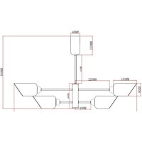 Люстра средней высоты Moderli Avery V10809-8P - Превью изображения №2 — Интернет-магазин Time-Shop