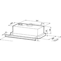 Кухонная вытяжка Krona Kamilla Slim 500 Inox/Inox - Превью изображения №2 — Интернет-магазин Time-Shop