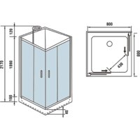 Душевая кабина WeltWasser WW500 Laine 801 - Превью изображения №8 — Интернет-магазин Time-Shop