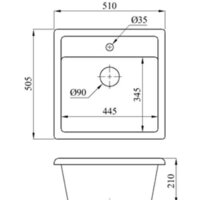 Кухонная мойка БелЭворс Rio + смеситель W74004-9 + дозатор L405-1 (серый/сатин) - Превью изображения №10 — Интернет-магазин Time-Shop