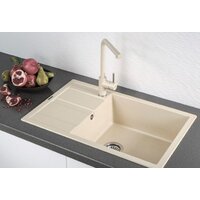 Кухонная мойка Schock Optima 60D Max Cristalite (мокка) - Превью изображения №3 — Интернет-магазин Time-Shop