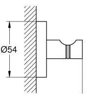 Крючок для ванны Grohe Grohe 40364AL1 - Превью изображения №2 — Интернет-магазин Time-Shop