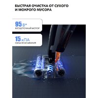 Вертикальный моющий пылесос Deerma DEM-VX96W - Превью изображения №9 — Интернет-магазин Time-Shop