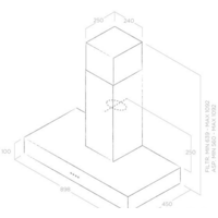 Кухонная вытяжка Elica Spot Urban Zinc/A/90 - Превью изображения №5 — Интернет-магазин Time-Shop