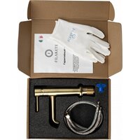 Смеситель Filarete Roun FL5020 (матовое золото) - Превью изображения №6 — Интернет-магазин Time-Shop