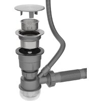 Кухонная мойка Roxen Uno 560210-54-GR сатин/текстурная (с ролл-матом и дозатором) - Превью изображения №15 — Интернет-магазин Time-Shop