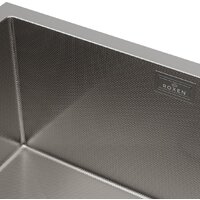 Кухонная мойка Roxen Uno 560210-54-GR сатин/текстурная (с ролл-матом и дозатором) - Превью изображения №14 — Интернет-магазин Time-Shop