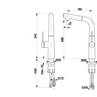 Смеситель Armatura Mungo 6733-910-00 - Превью изображения №4 — Интернет-магазин Time-Shop