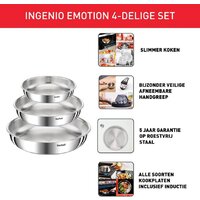 Набор сковород Tefal Ingenio Emotion L8968445 - Превью изображения №3 — Интернет-магазин Time-Shop