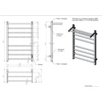 Полотенцесушитель Двин Fs plaza neo 80/50 (черный матовый) - Превью изображения №6 — Интернет-магазин Time-Shop