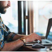 Мышь Logitech M185 (черный/синий) - Превью изображения №5 — Интернет-магазин Time-Shop