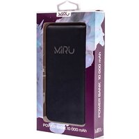 Внешний аккумулятор Miru 3000 (черный) - Превью изображения №2 — Интернет-магазин Time-Shop