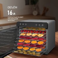 Сушилка для овощей и фруктов Weissgauff WDH 108 Digital Dry - Превью изображения №2 — Интернет-магазин Time-Shop
