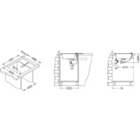Кухонная мойка Alveus Line 60 (нержавеющая сталь) - Превью изображения №2 — Интернет-магазин Time-Shop