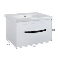  Doratiz Тумба под умывальник Doratiz Экватор 60 9912.807 (белый) - Превью изображения №10 — Интернет-магазин Time-Shop