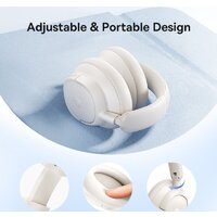 Наушники Baseus Bass BH1 NC (бежевый) - Превью изображения №4 — Интернет-магазин Time-Shop