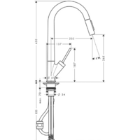 Смеситель Axor Starck [10821000] - Превью изображения №2 — Интернет-магазин Time-Shop