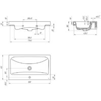  Cersanit Тумба под умывальник Moduo 80 Moduo 80 64141 - Превью изображения №13 — Интернет-магазин Time-Shop