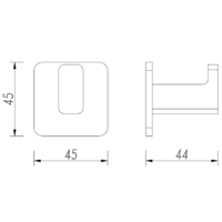 Крючок для ванны Omnires Neslon NL80115CR - Превью изображения №2 — Интернет-магазин Time-Shop