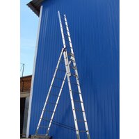 Лестница-стремянка Алюмет трехсекционная универсальная 5314 3x14 - Превью изображения №6 — Интернет-магазин Time-Shop