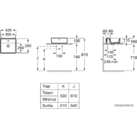 Умывальник Roca The Gap Square A3270MM000 - Превью изображения №2 — Интернет-магазин Time-Shop