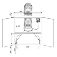 Кухонная вытяжка ZUGEL ZHI521X - Превью изображения №2 — Интернет-магазин Time-Shop