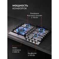 Варочная панель Millen MGH 601 IX - Превью изображения №4 — Интернет-магазин Time-Shop