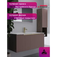  ЗОВ Тумба под умывальник Дублин 80 DU80TSMFR (флавио античная роза) - Превью изображения №9 — Интернет-магазин Time-Shop