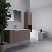  ЗОВ Тумба под умывальник Дублин 80 DU80TSMFR (флавио античная роза) - Превью изображения №2 — Интернет-магазин Time-Shop