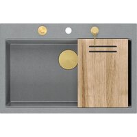 Кухонная мойка Quadron HQM7650U5PVDG1 - Превью изображения №2 — Интернет-магазин Time-Shop